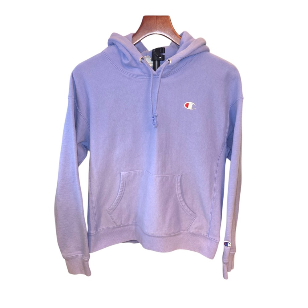 Champion GF857 Reverse Weave Soft Purple Women's Size Large‎ Pullover Hoodie